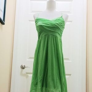 Lime green goddess dress